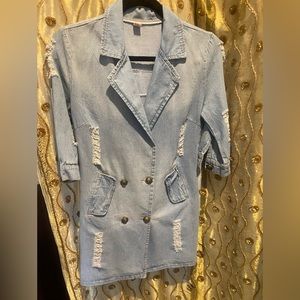 Sassy denim jacket for 9-10 YO Girl